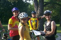 Amerit gastrocyklist s mapou